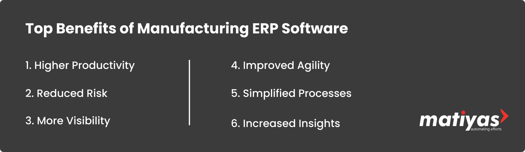 Top Benefits of Manufacturing ERP Software